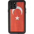 Turkish Flag Distressed iPhone 11 Pro Waterproof Case